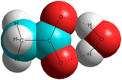 favored acetate hydration