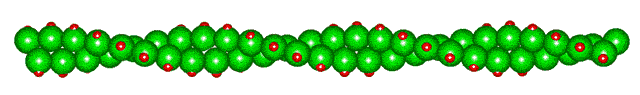 Cartoon of the actin filament, showing the positioning of the acidic N-termini}