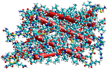 Human aquaporin, PDB 1FQY