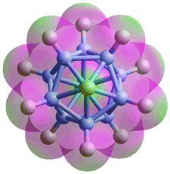 Dodecaborate anion [B12H12]2-