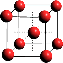 Ice-XVIII oxygen lattice