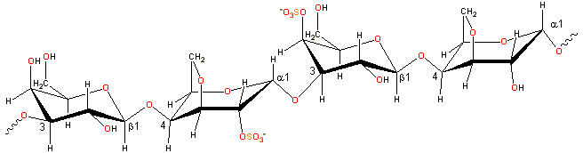 representative carrageenan structure