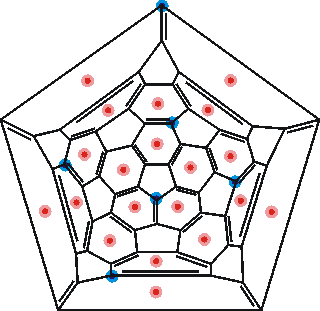 Connectivity map showing potential hydroxide sites