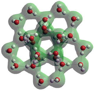 (H2O)25 pancake structure